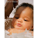 Baby enjoying a gentle bath with Weleda Calendula Shampoo & Body Wash