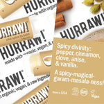 Product and flavour details for Hurraw! Organic Lip Balm - Chai Spice 4.8g