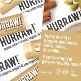 Product and flavour details for Hurraw! Organic Lip Balm - Chai Spice 4.8g