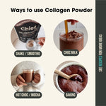 Ways to use CHIEF Dark Chocolate Collagen Protein