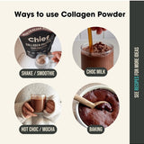 Ways to use CHIEF Dark Chocolate Collagen Protein