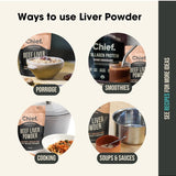 Ways to use CHIEF Organic Beef Liver Powder