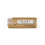 Overhead view of Hurraw! Organic Lip Balm - Chocolate 4.8g