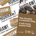 Product and flavour details for Hurraw! Organic Lip Balm - Chocolate 4.8g