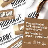 Product and flavour details for Hurraw! Organic Lip Balm - Coconut 4.8g