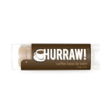 Overhead view of Hurraw! Organic Lip Balm - Coffee 4.8g