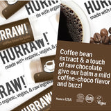 Product and flavour details for Hurraw! Organic Lip Balm - Coffee 4.8g