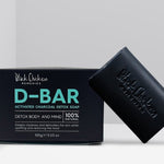 Australian Made Charcoal Soap – Black Chicken Remedies D-Bar Activated Charcoal Detox Soap 100g