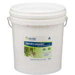 Abode Laundry Powder Eucalyptus 15kg bulk bucket with metal handle, Blue Mallee eucalyptus natural concentrate for top loaders