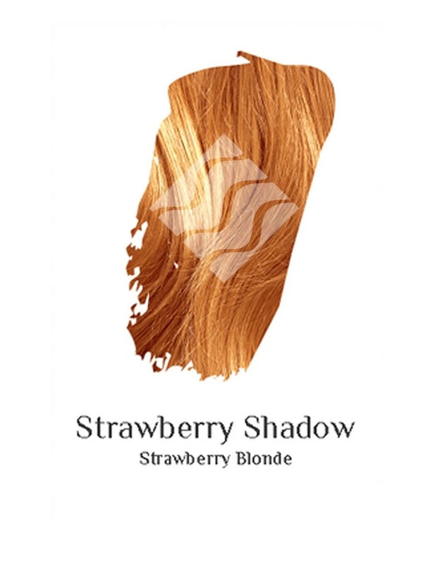 Desert Shadow Organic Hair Colour – official Strawberry Blonde hair-colour result swatch, shade Strawberry Shadow, SKU Strawb-100