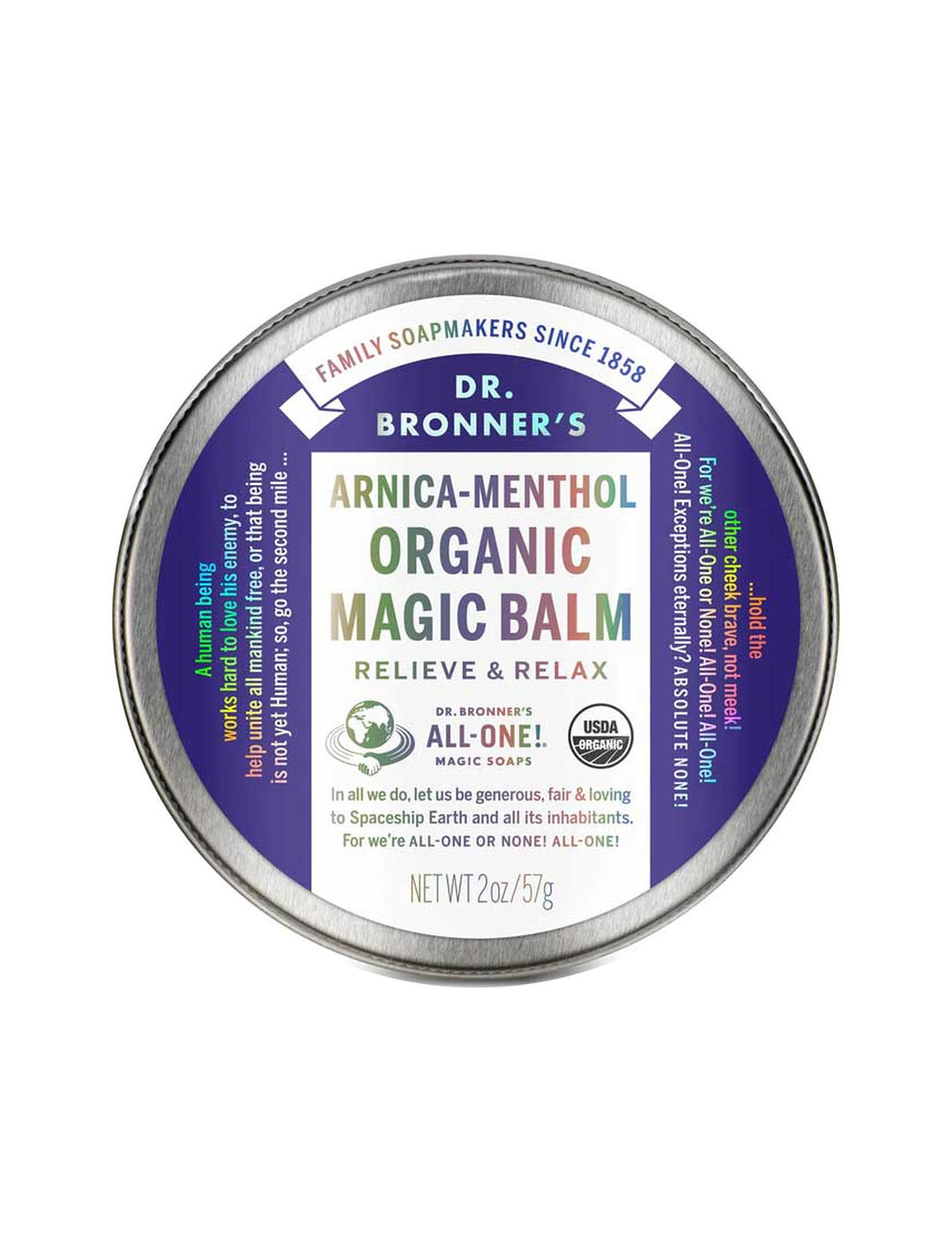 Dr. Bronner's Arnica-Menthol Organic Magic Balm 57g