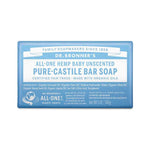 Dr. Bronner's Pure-Castile Bar Soap Baby Unscented 140g