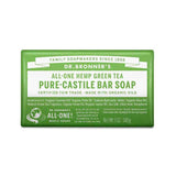 Dr. Bronner's Pure-Castile Bar Soap Green Tea 140g