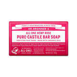 Dr. Bronner's Pure-Castile Bar Soap Rose 140g