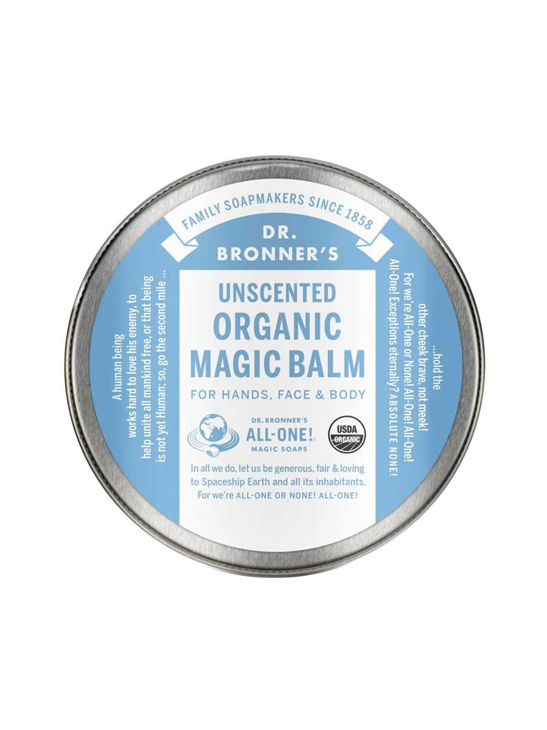 Dr. Bronner's Unscented Organic Magic Balm 57g