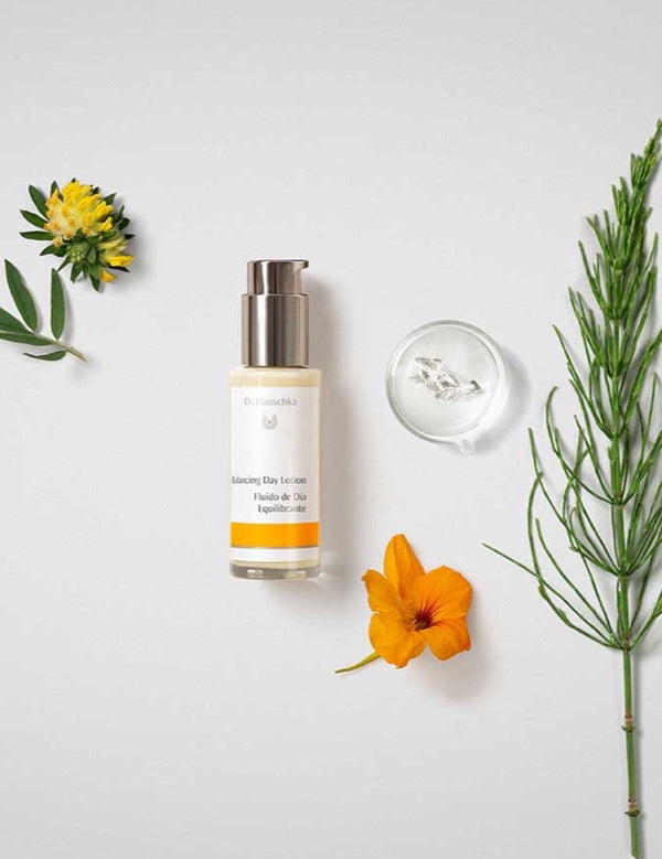 Dr Hauschka Balancing Day Lotion styled with botanical ingredients