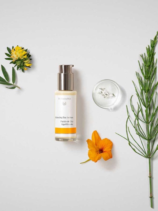 Dr Hauschka Balancing Day Lotion styled with botanical ingredients
