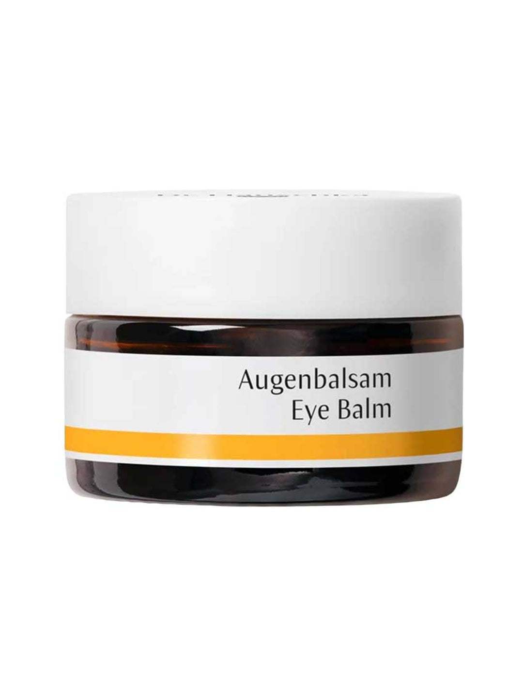 Dr Hauschka Eye Balm 10ml closed jar on a white background
