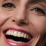 Close-up model wearing Dr Hauschka Lipstick