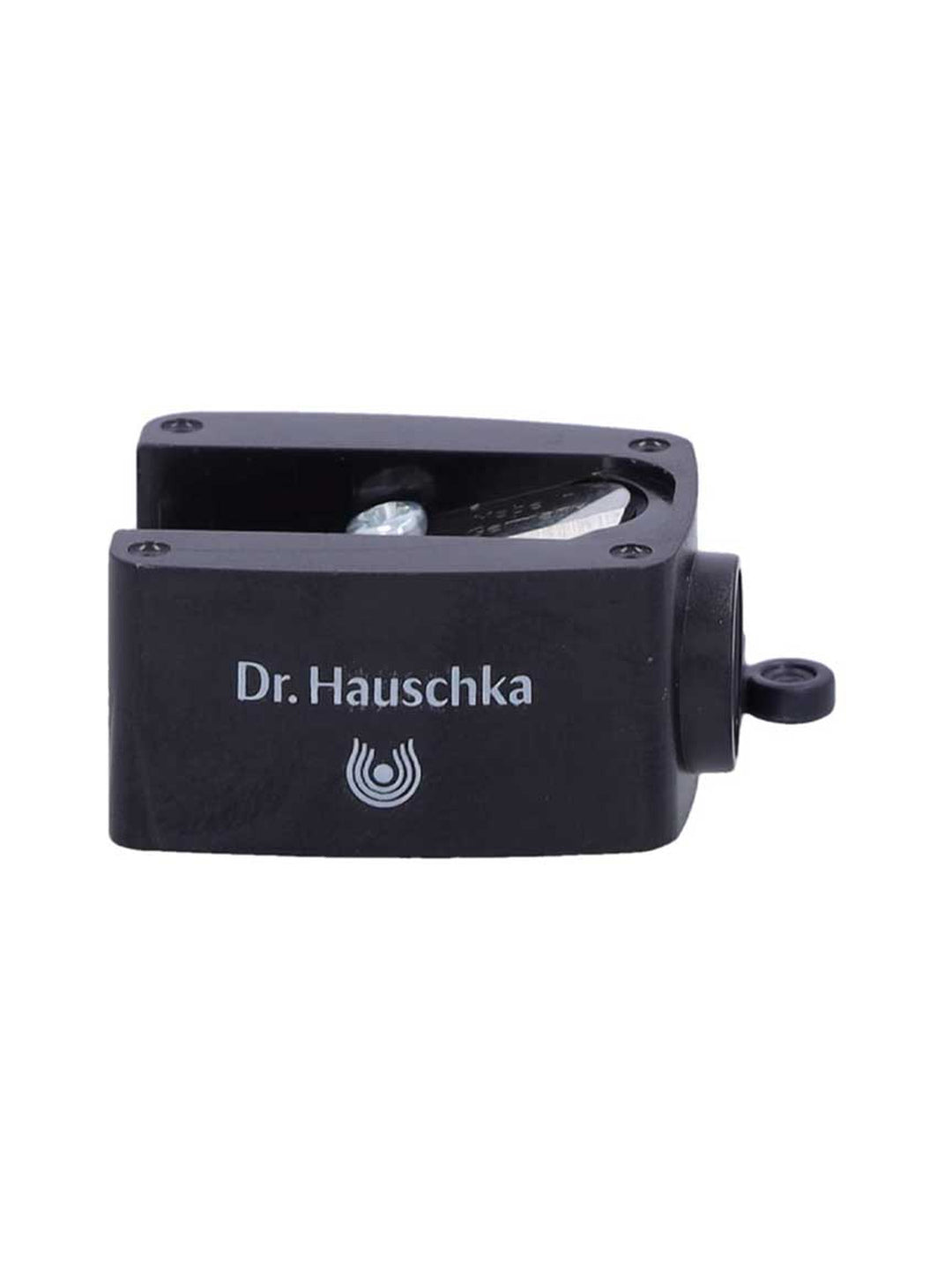 Dr Hauschka cosmetic pencil sharpener on a white background