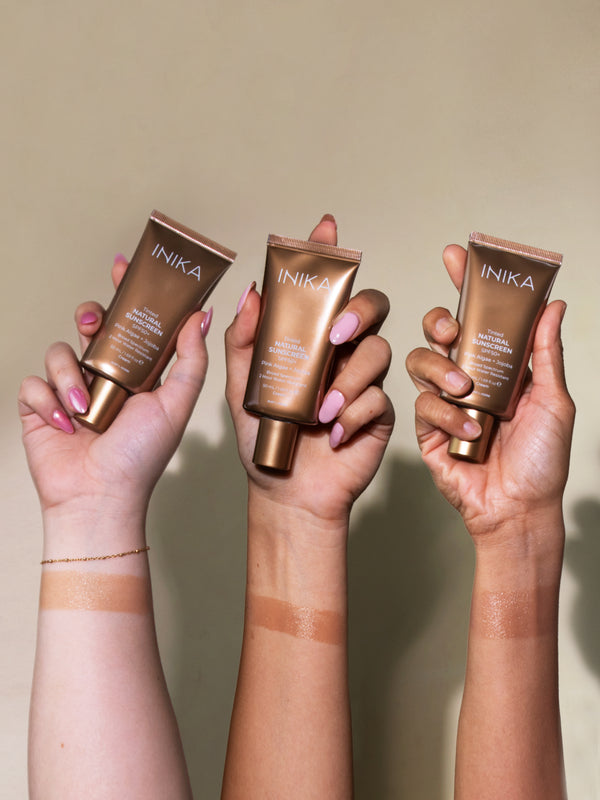 INIKA Organic Tinted Natural Sunscreen SPF50+ product photo