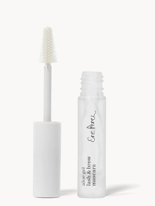 Ere Perez Mini Aloe Gel Lash and Brow Mascara Clear with wand