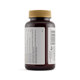 Back of the Herbs of Gold Magnesium Night bottle showing warnings and directions
