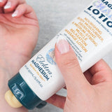 Elektra Magnesium Charge Lotion application