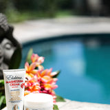 Elektra Island Spice Magnesium Cream pool lifestyle