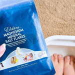 Elektra Magnesium Flakes foot soak lifestyle
