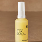 Hydrating Elixir Face Oil bottle in warm natural light – Thrive Tallow Hydrating Elixir Face Oil 50ml