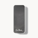 Closed silver metal case for the Ere Perez Element Matte Chamomile Eye Palette, with rounded corners and the Ere Perez name embossed near the bottom.