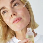 Ere Perez Self-Care Duo – face nectar applied with a dropper