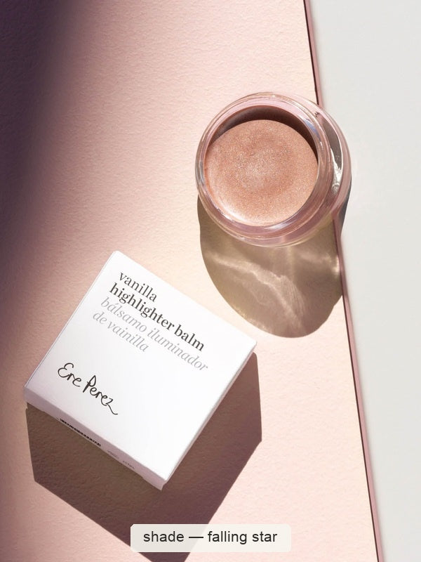 Ere Perez Vanilla Highlighter Balm – Falling Star shade, SKU e373b, current official image
