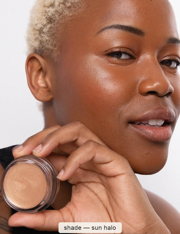 Ere Perez Vanilla Highlighter Balm – Sun Halo shade, SKU e373d, current official image