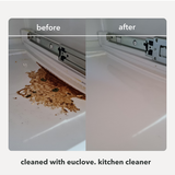 Euclove Kitchen Cleaner before and after
