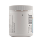 Back of the Herbs of Gold Magnesium Powder High Strength tub showing warnings and directions