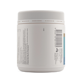 Back of the Herbs of Gold Magnesium Powder High Strength tub showing warnings and directions