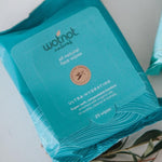 Wotnot Ultra-Hydrating Face Wipes styled with botanicals