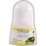 Fresca citrus fresh deodorant bottle on a white background