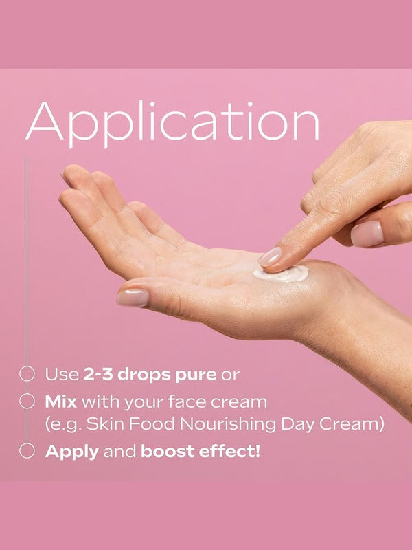 How to apply Weleda Glow Perfecting Serum Booster Drops directly or mixed with face cream