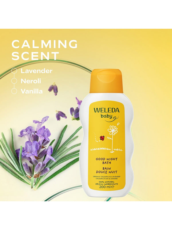 Weleda Good Night Bath with lavender, neroli and vanilla