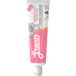 Pink and white Grants Kids Bubblegum Bliss +HA 75g toothpaste tube with a koala illustration, standing vertically with its white cap down on a pure white background.