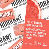 Product and flavour details for Hurraw! Organic Lip Balm - Grapefruit 4.8g
