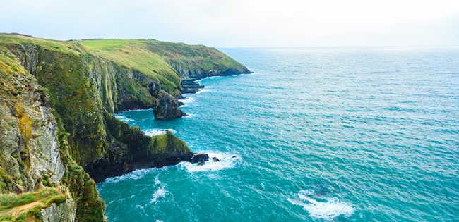 Irish Atlantic coastline, the source of Green Nutritionals Marine Magnesium Powder 260mg