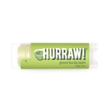 Overhead view of Hurraw! Organic Lip Balm - Green Tea 4.8g