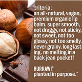 Product standards and certifications for Hurraw! Organic Lip Balm - Hazelnut 4.8g