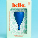 Hello Period high cervix cup in official studio styling
