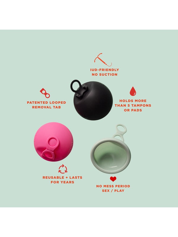 Hello Period menstrual disc colour and tab feature guide