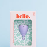 Hello Period small menstrual cup in official studio styling